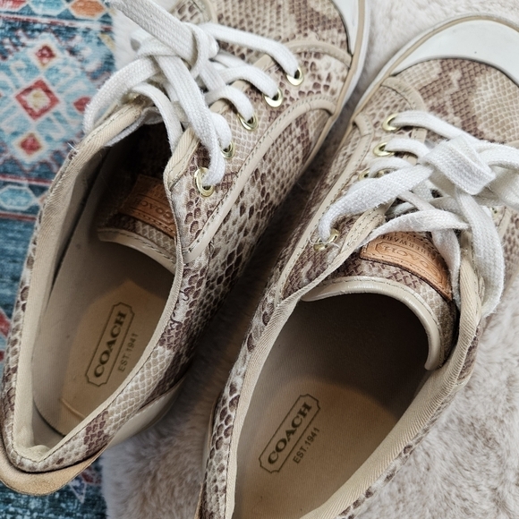 Coach Printed Sneaker Barrett Women US 8.5B - Picture 10 of 14